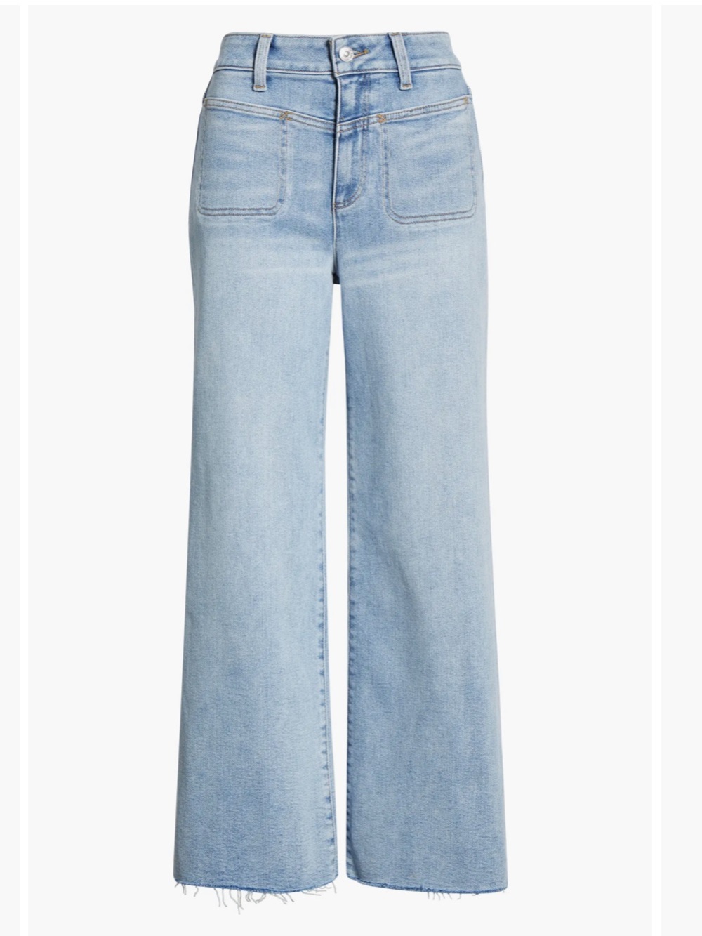 Paige Anessa Front Yoke Stitch Through Pockets 30 Petite 29 inch inseam